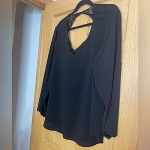 Torrid black blouse 3x